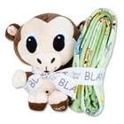 Trend Lab Chibi Blanket and Monkey Buddy Gift Set