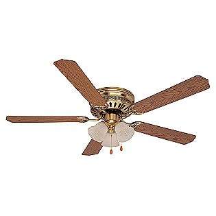 52in Antique Brass Hugger Ceiling Fan  Heritage Farms Tools 