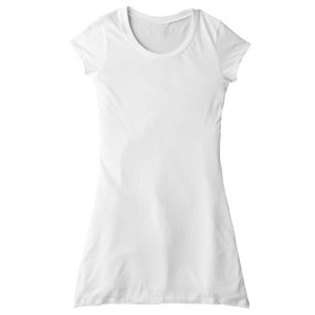 Bella Ladies 3.8 oz. Cory Vintage T Shirt Dress   WHITE   S