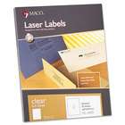 Mac ML3000B White All Purpose Labels, 1 x 2 5/8, 7500/Box