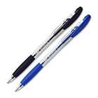   By Bic Corporation   ick Ballpoint Pen 1.0mm 12 Clear Barrel Blue Ink