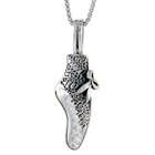 Sabrina Silver Sterling Silver Ballet Shoes Pendant, 1 3/8 in. (35 mm 