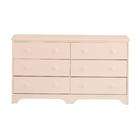Storkcraft Canwood 6 Drawer Double Dresser White