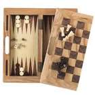 Pressman Chess Checkers Backgammon Multi Game Classic Set