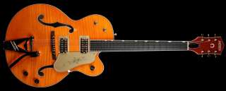   G6120TM Chet Atkins Hollow Body Electric Guitar Tiger Maple  