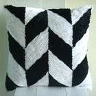   Throw Pillow Covers   Silk Pillow Cover with Satin Ribbon Embroidery