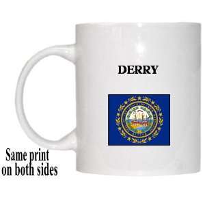    US State Flag   DERRY, New Hampshire (NH) Mug 