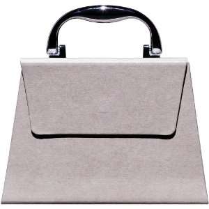  Fabscraps Die Cut Grey Chipboard Album, Handbag Shape 