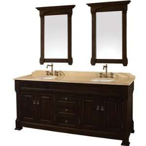  Andover 72 Inch Traditional Bathroom Double Vanity Set by 