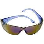 MSA Safety Works 10060868 Drill Style Blue Mirror Safety Glasses, Blue