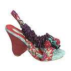 IRREGULAR CHOICE Raspberry Ripples in Grey Purple Womens Shoes Various 