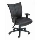 Boss Executive Multi Function Leatherplus Mid Back Chair