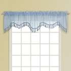 Blue Sheer Valance  