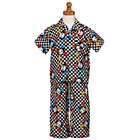 Yala Designs Eco Friendly Womens Roxie Ruffle Pajama Set   Large 
