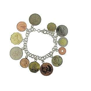 Coins of the World Bracelet in 10K Gold  Jewelry Gold Jewelry 