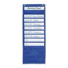 SPR Product By Pacon Corporation   Aivity Pocket Chart 13x33 Blue