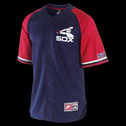Nike Nike Cooperstown All Star (MLB White Sox) Mens Baseball Jersey 