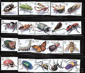1999 #3351 Insects & Spiders Complete Single Collection  