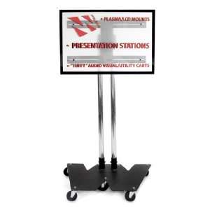  H Wilson WPSMS44CH 4 Mobile Flat Panel Stand (45 H 