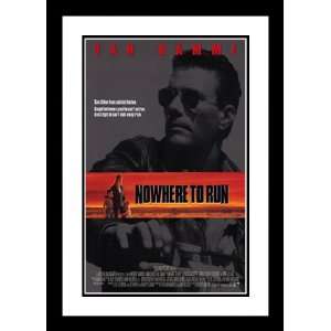  Nowhere to Run 20x26 Framed and Double Matted Movie Poster 