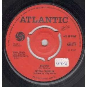   RESPECT 7 INCH (7 VINYL 45) UK ATLANTIC 1967 ARETHA FRANKLIN Music