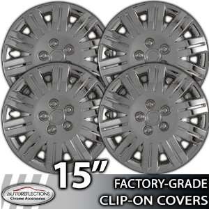    2007 Chrysler Town & Country 15 Chrome Clip On Hubcaps Automotive
