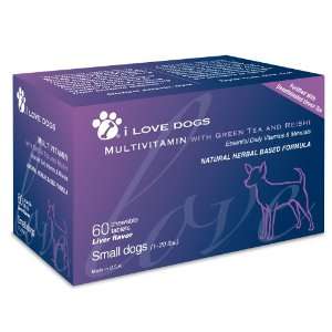  Multivitamin with Green Tea & Reishi Supplement for Dogs 