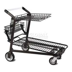  Retractable Tray Top Shelf Lawn & Garden Shopping Cart 