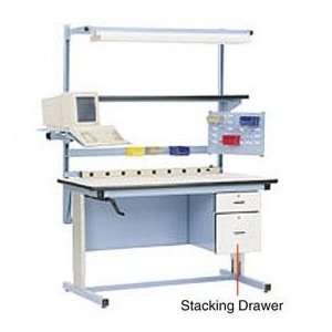  6H Lockable Stacking Drawer  Blue