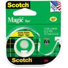 Scotch Magic Office Tape and Refillable Dispenser, 0.75 Inch x 18 