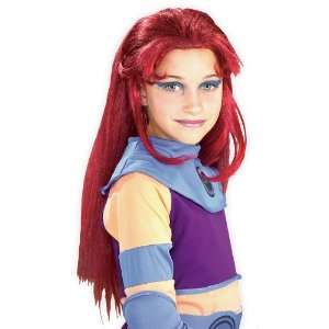 Child Red Wig Starfire Teen Titan Halloween Costume Toys & Games