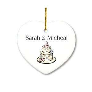 Our First Christmas Together Wedding Cake Ornament