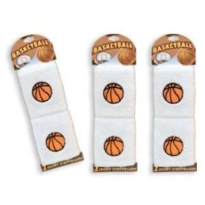  Basketball Wristbands 2 Per Card Case Pack 72 Beauty