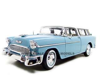 1955 CHEVROLET NOMAD BLUE 118 SCALE DIECAST MODEL  