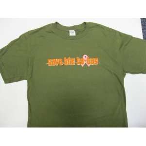  Licensed Olive Save the Ta Tas Mens T Shirt Size S 