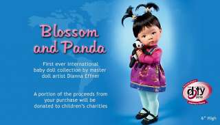 Ashton Drake Blossom and Panda Chinese Baby Doll  