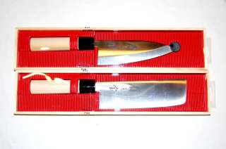 Mercer Japanese Style 2 Piece Knife Set Deba and Usuba  