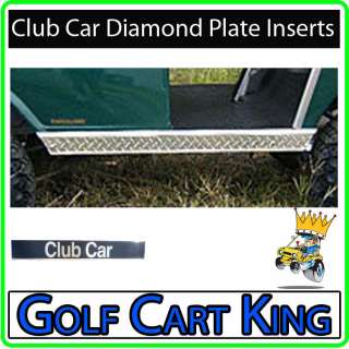 Club Car Golf Cart Diamond Plate Rocker Panel Inserts  
