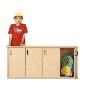  Young Time 710 Four Section Stackable Locker with Doors 