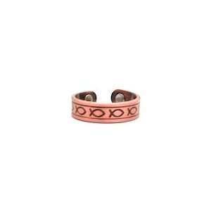  Copper Fish  Magnetic Therapy Ring (CCR 124) Jewelry