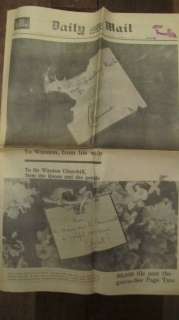   Death (((((HUGE LOT))))) Original Vintage Newspapers from 1965  