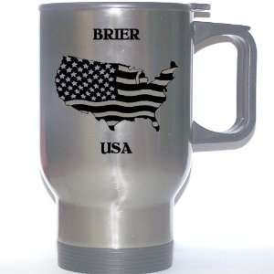 US Flag   Brier, Washington (WA) Stainless Steel Mug 