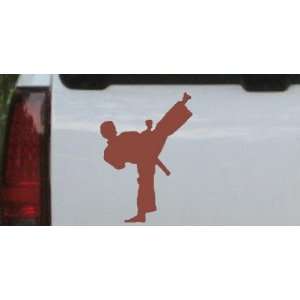  Brown 26in X 18.9in    Karate Ninja Sports Car Window Wall 