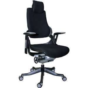  Eurotech Wau Ergonomic Fabric Office Chair with Headrest 