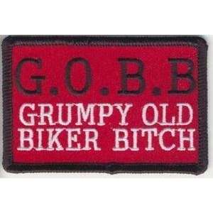   OLD BIKE B*TCH Funny Embroidered NEW Biker Patch 