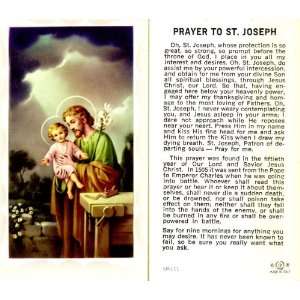  St. Joseph Holy Card (5P 111)   100 pack