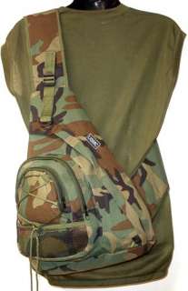 USMC Sling Backpack School Bag Marine Corps w/Patch 02C  
