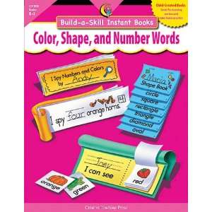  Color Shape & Number Words Build A 