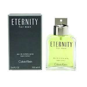  Eternity by Calvin Klein for Men, Eau De Toilette Spray, 3 