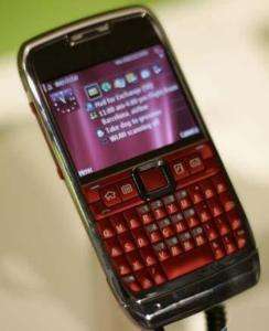 DUAL SIM QWERTY FM Unlocked Cell Phone E71 red  